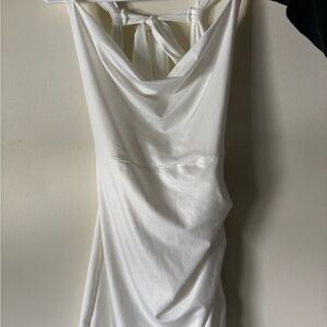 SHEIN White Halter Dress